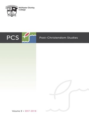 cover image of Post-Christendom Studies